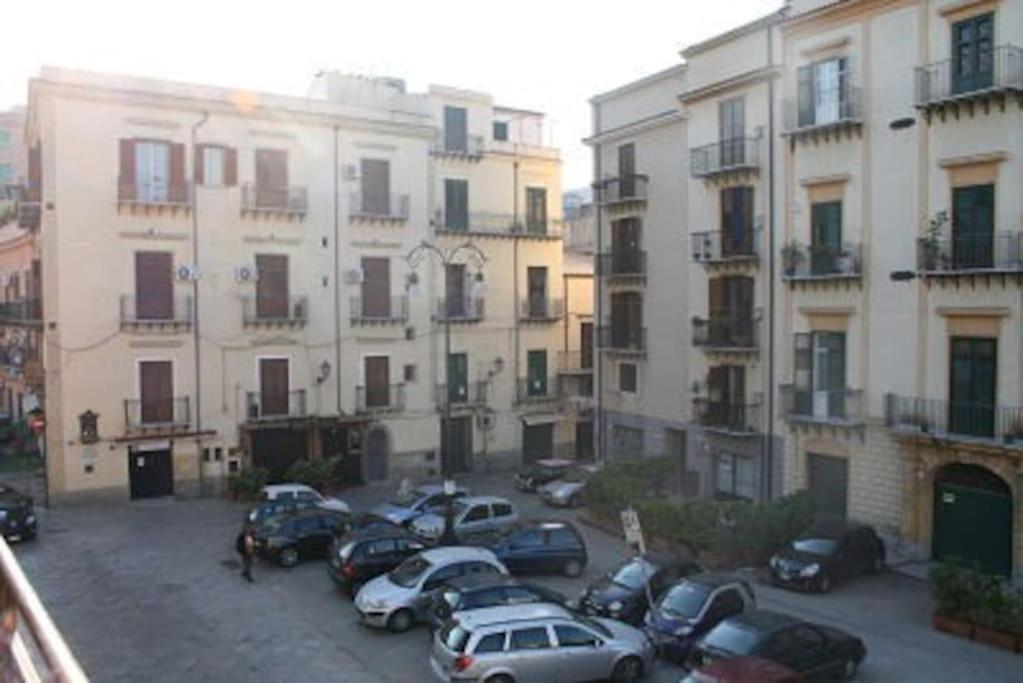 Ferienwohnung A Terrace In The Heart Of Palermo Exterior foto